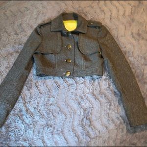 The Bebe Collection Wool/Metallic Blazer- size 6-